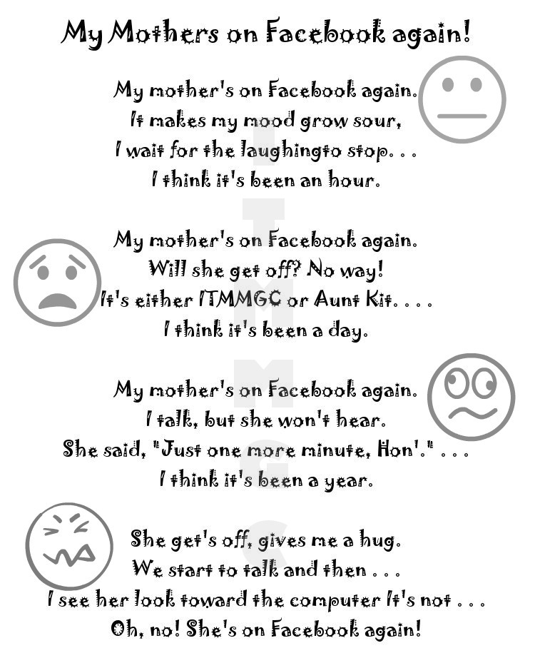 funny mom fb poem