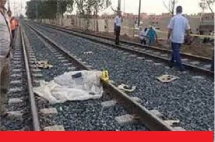 تفاصيل حادث قطار الاسماعليه..دهس 3 شباب تحت عجلات القطار
