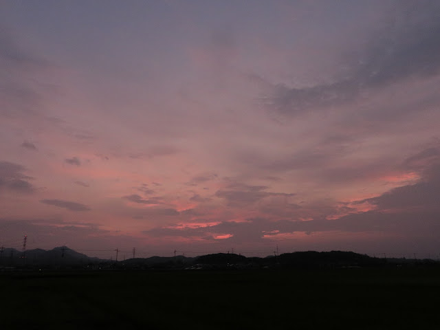 小焼け 立秋／08.10 上州藤岡矢場