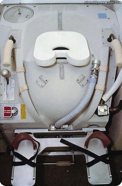 Toilet Para Astronot Di Dalam Pesawat Ulang Alik [ www.BlogApaAja.com ]