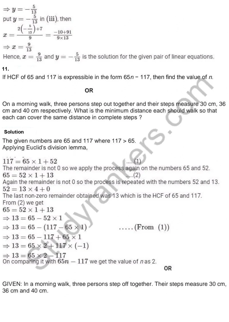 Previous Year Question Paper for CBSE Class 10 Maths 2019 Part 8