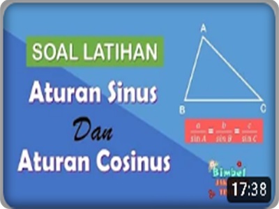 Aturan Sinus, Cosinus dan Luas Segitiga