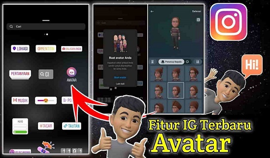 Cara Membuat Avatar 3D di Instagram