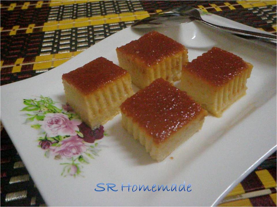 SR Homemade: Pencuci Mulut - Puding Roti Karamel