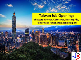 The following are jobs approved by POEA for deployment to Taiwan. Job applicants may contact the recruitment agency assigned to inquire for further information or to apply online for the job. We are not affiliated to any of these recruitment agencies.   As per POEA, there should be no placement fee for domestic workers and seafarers. For jobs that are not exempted from placement fee, the placement fee should not exceed the one month equivalent of salary offered for the job. We encourage job applicant to report to POEA any violation of this rule.  Disclaimer: the license information of employment agency on this website might change without notice, please contact the POEA for the updated information.