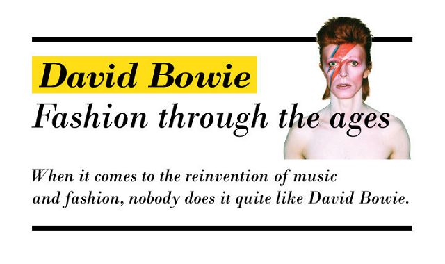 David Bowie Fashion Through the Ages