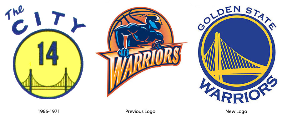 Last week the Golden State Warriors basketball team unveiled a new team logo 