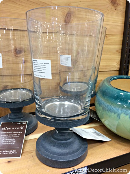 Navy candleholder 
