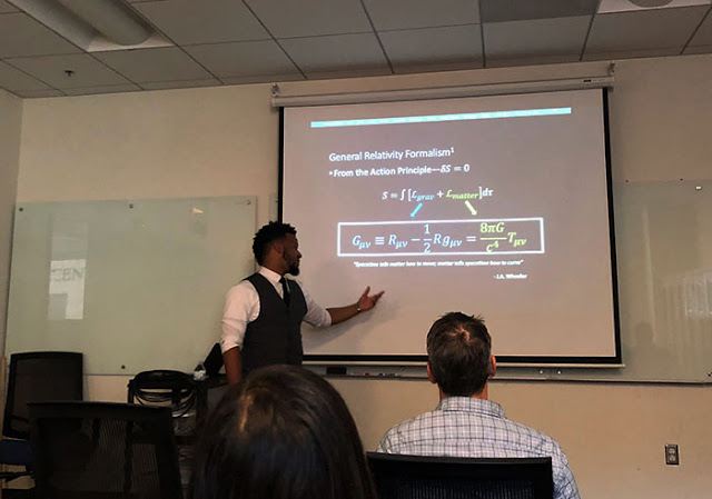 CSULB Masters candidate, Bryen defends " Relativistic Tidal Deformations of Hybrid Stars"