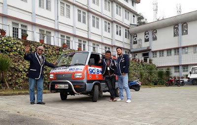 Darjeeling college community sets out on a Indo-Nepal Friendship Tour