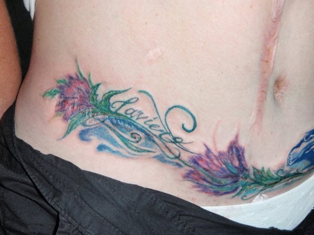 tattoo scars. scars and hide outer ones