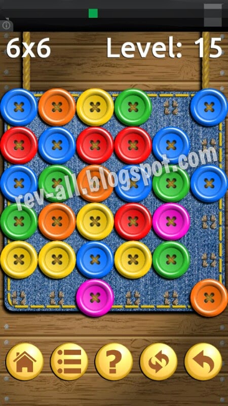 Contoh permainan - review game android Buttons & Scissors oleh rev-all.blogspot.com