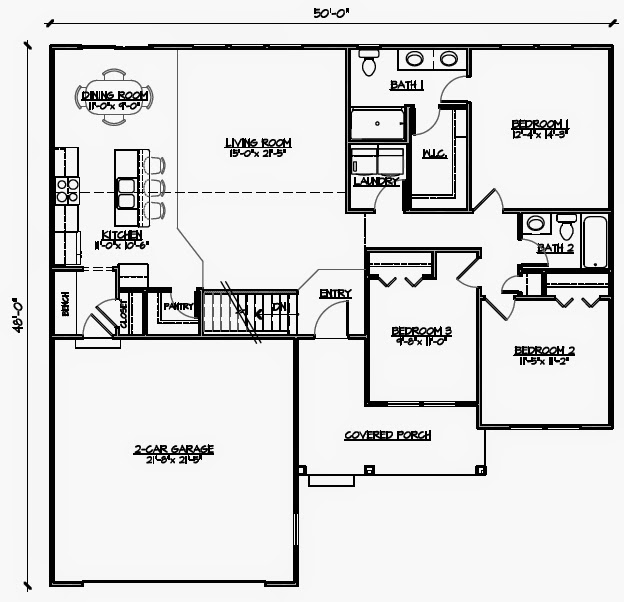 3 Bedroom Wheelchair Accessible  House  Plans  Universal 