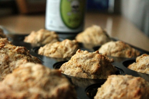 Cheddar and Beer Bread Rolls