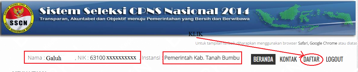 CARA PENDAFTARAN ONLINE CPNS 2018