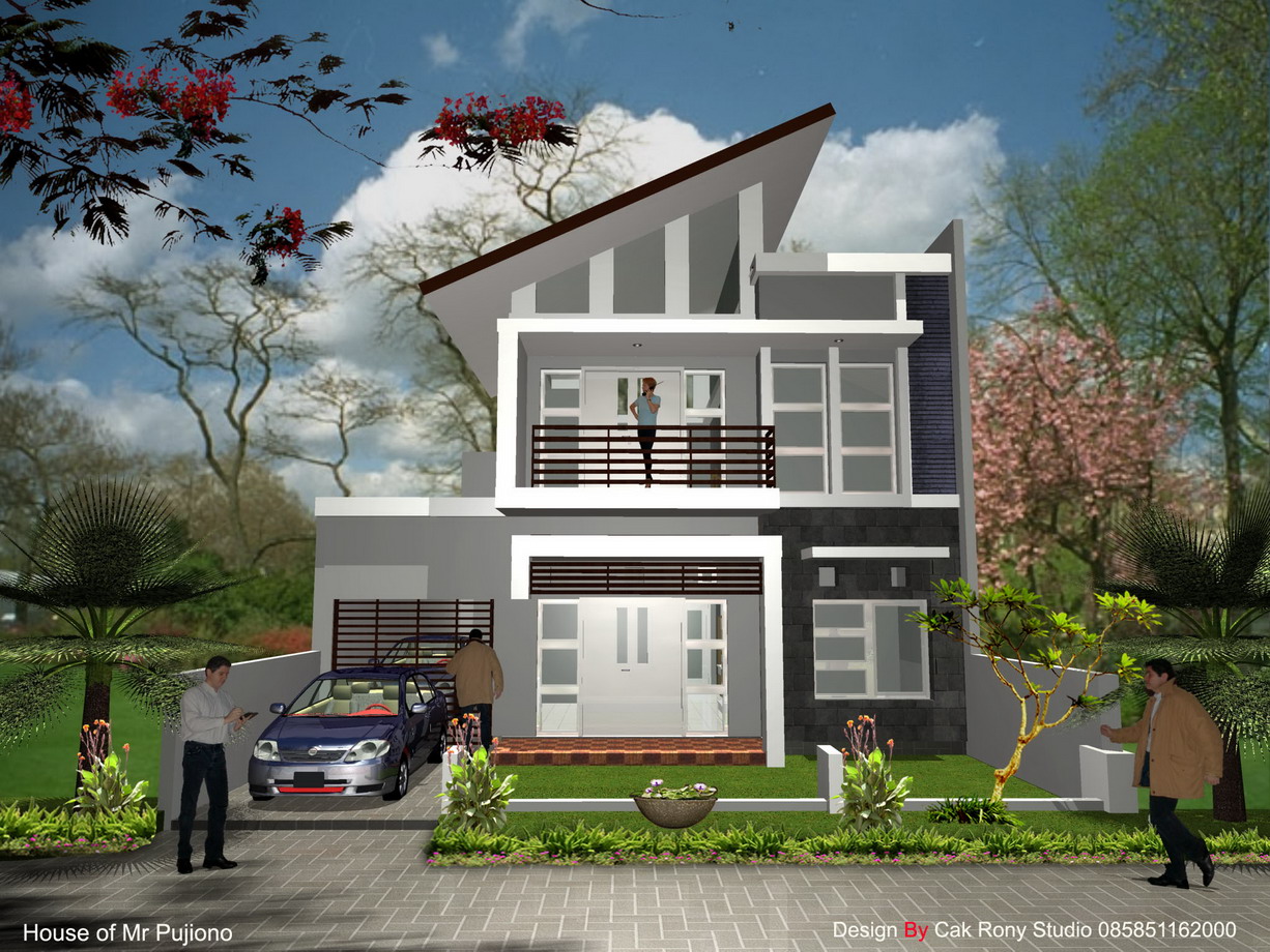 Contoh Desain Rumah Minimalis 2 Lantai | Rumah Minimalis Terbaru