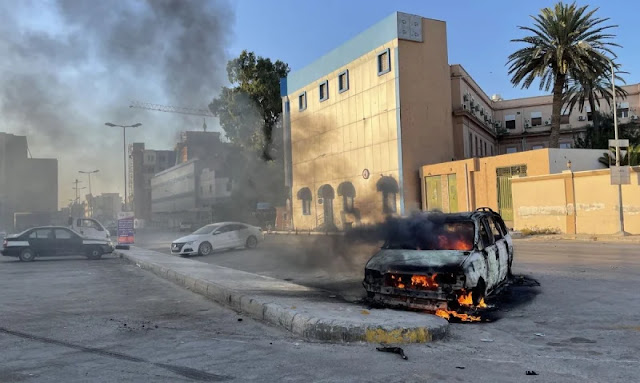 Ruins after Libya clashes