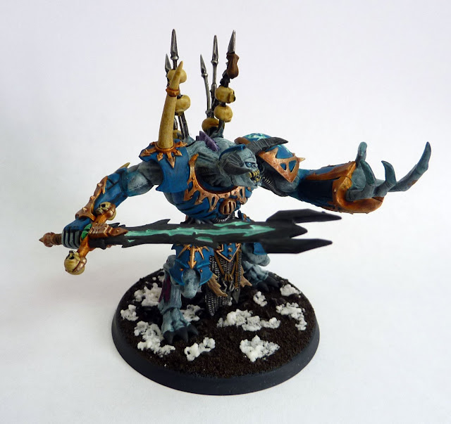 A magnetised Daemon Prince of Tzeentch for Warhammer 40k Thousand Sons