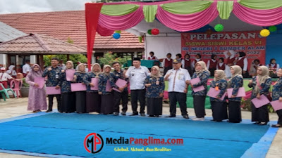 SD Negeri 01 Sumber Alam Lampung Barat Gelar Acara Pelepasan Siswa/i Kelas VI