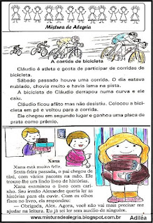 Leitura de textos pequenos