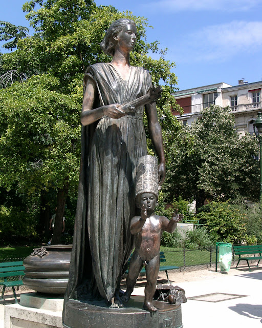 Monument des Droits de l'Homme, Human Rights monument by Ivan Theimer, Champ de Mars, Paris