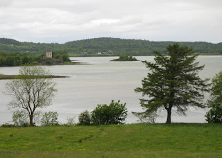 View of Doe Castle from the east side of Sheephaven Bay, County Donegal, Ireland