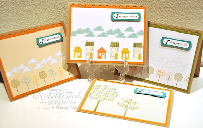 2stampis2b Stampin Up Thank You Card Ideas Picture This Welcome Neighbor