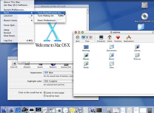 Apple introduced Mac OS X 20 years ago