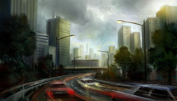Architecture- Matte-Painting Architecture- Matte-Painting