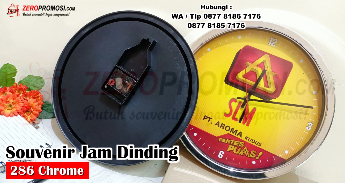 Jam Dinding 286 Chrome Eksklusif Ring Silver, Jam Dinding 286 Chrome Perusahaan, Jam Dinding Minimalis Retro Ring Chrome Silver Termurah, Jam Chrome, Tipe 286 Chrome D 32cm, Jam Dinding Modern Klasik, Jam Dinding promosi tipe 286 Chrome, Jam Dinding Suvenir Bulat Murah Bagus, Souvenir Jam Dinding Promosi Tipe 286 ring chrome Eksklusif