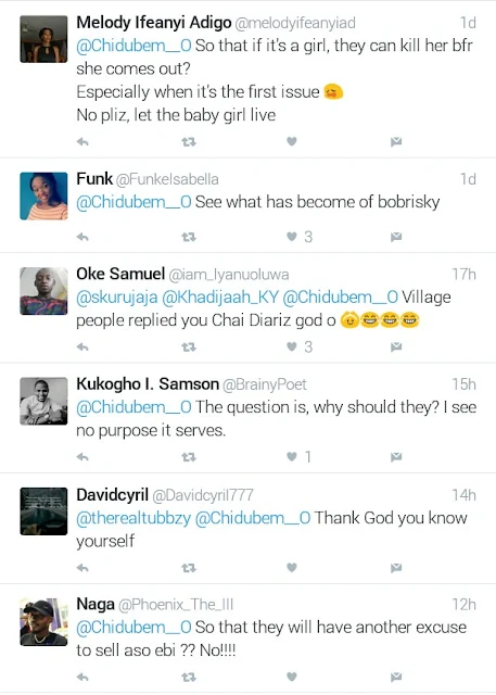  "Before they turn your unborn baby from a male child to Bobrisky" - Funniest answers to question on why Nigerians don