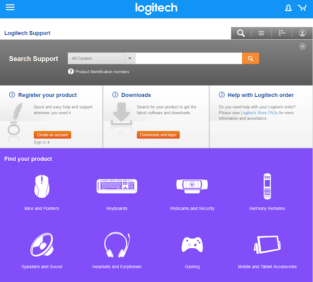 Download Logitech Webcam driver from Logitech support website