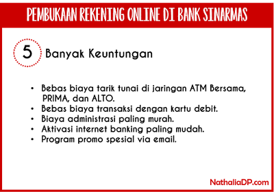 rekening online bank sinarmas