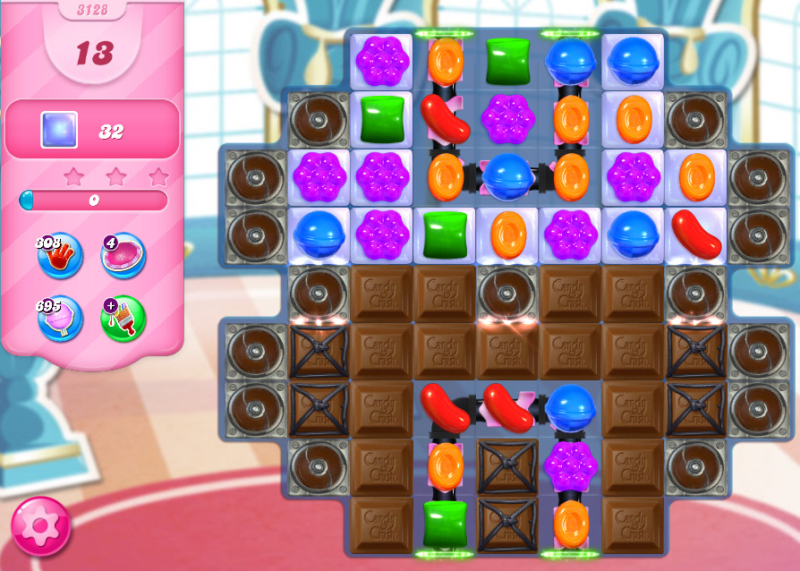 Candy Crush Saga level 3128