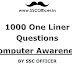 [PDF] 1000 Computer Awareness Oneliner in English PDF Download Now