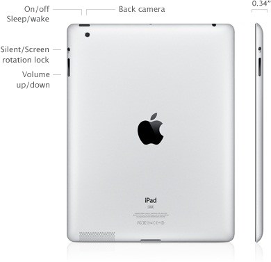 Apple iPad 2 back side