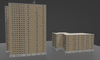 Buildings royalty free 3d models fbx blend