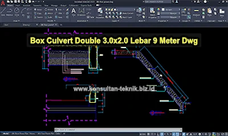 Gambar-Double-Box-Culvert-3x2-Dwg-Autocad-03