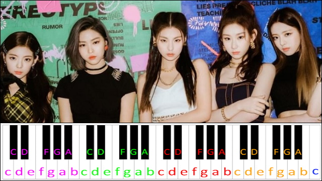 WANNABE by ITZY (Easy Version) Piano / Keyboard Easy Letter Notes for Beginners