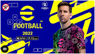 Download eFootball PES 2022 PPSSPP Mobile Camera PS5 New Kits And Latest Transfer & New Extreme Difficulty by ngopigames