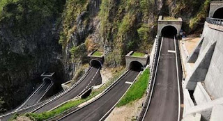 Gambar/Foto 2. Terowongan Apennine di Italia panjangnya 18,618 m
