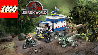 Legoland Coloring Science Fiction Dinosaur Lego Jurassic World Raptor Rampage 75917 constructing Kit