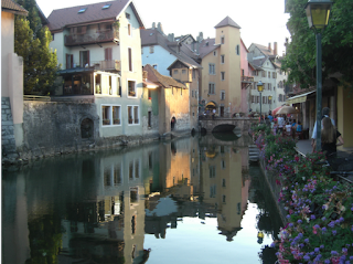 Annecy, France, old town. Most quaint and charming towns and villages to visit in Europe