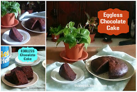 Eggless Chocolate Cake 2 Recipe  @ treatntrick.blogspot.com