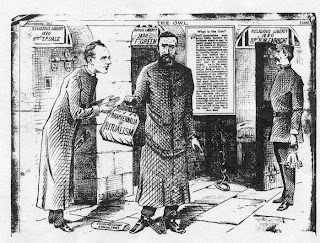 Fr. Richard Enraght entering Warwick Prison in 1880