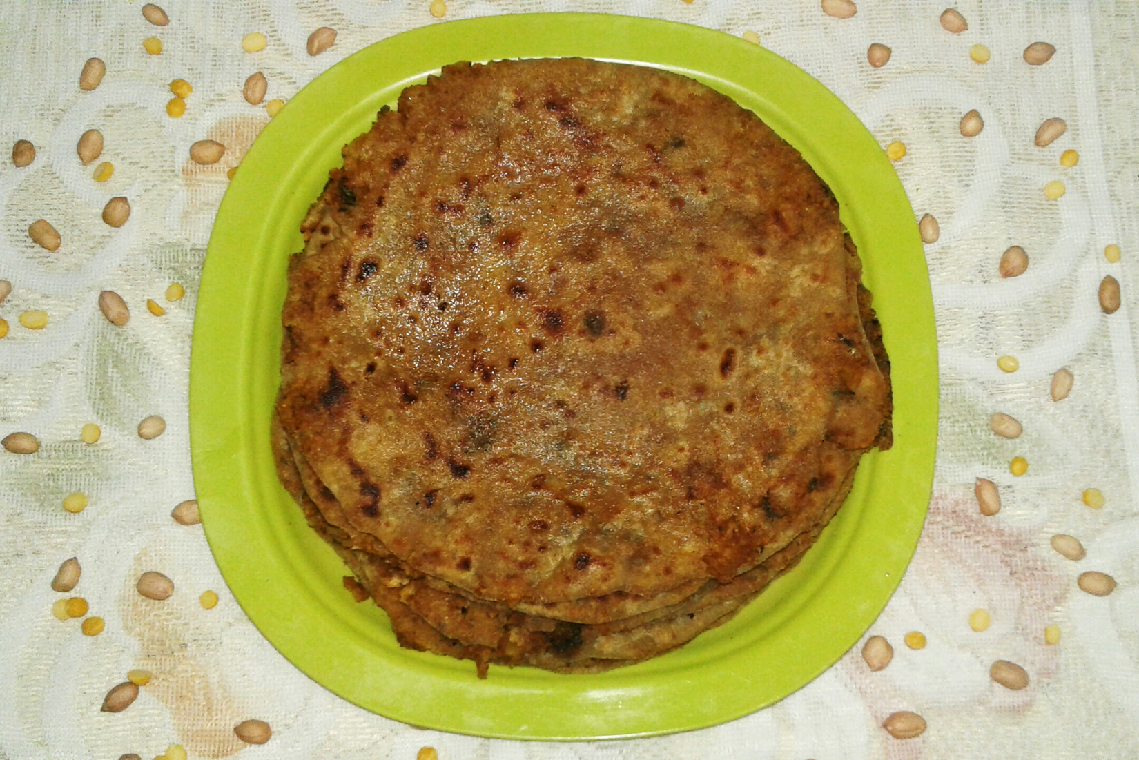 peanut paratha