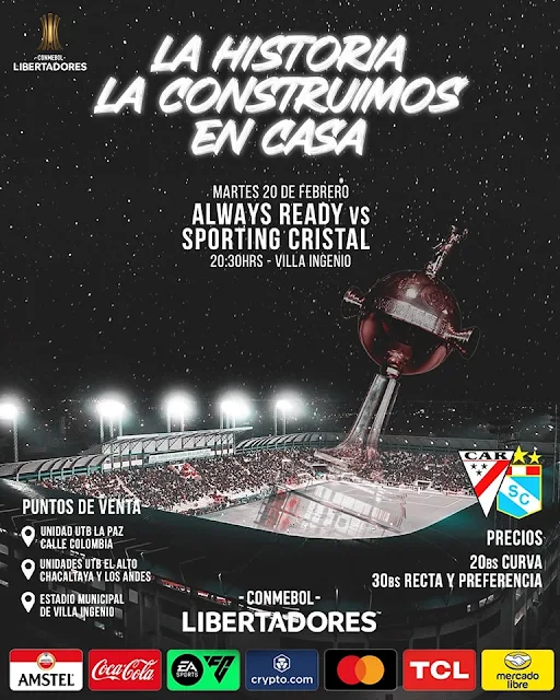 Venta de Entradas Always Ready vs Sporting Cristal