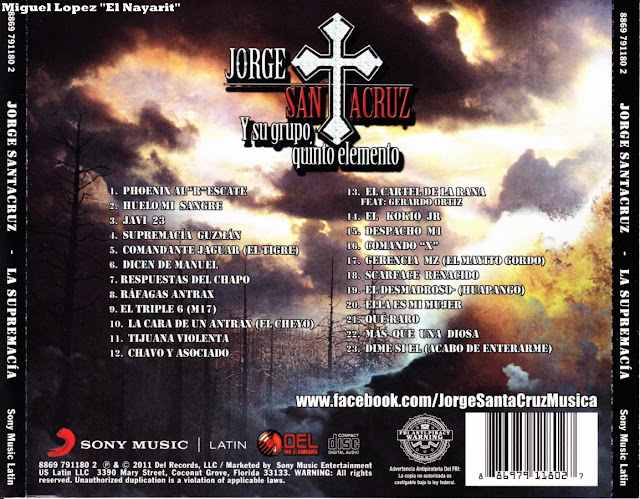 Jorge Santa Cruz – Supremacia Guzman Disco - Album 2011