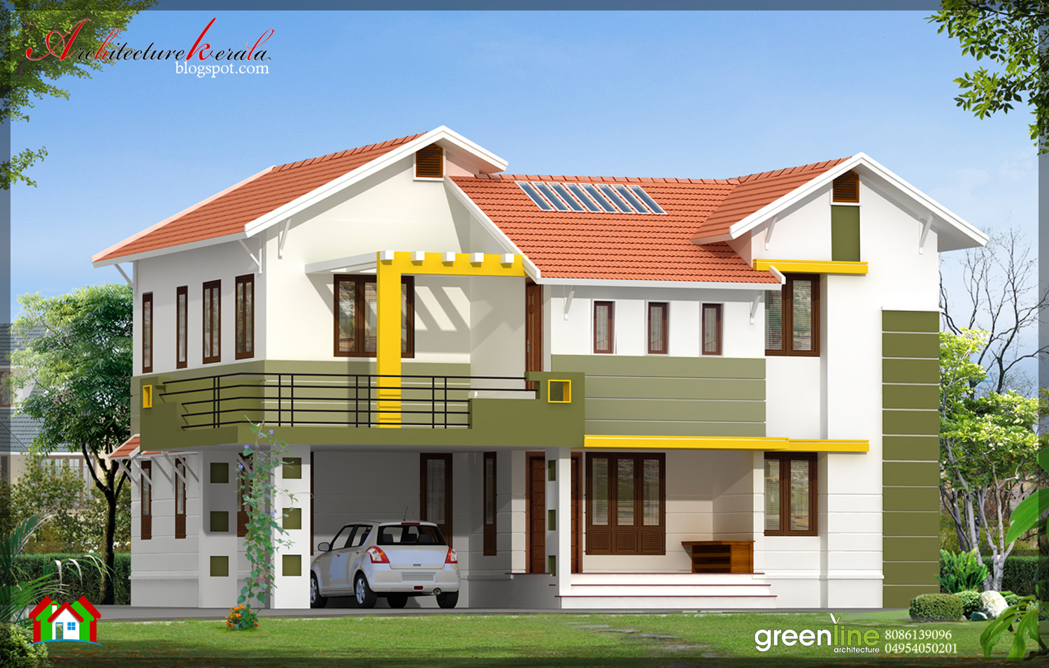 4 BHK CONTEMPORARY STYLE INDIAN HOME ELEVATION DESIGN IN 2430 Sq Ft  ARCHITECTURE KERALA