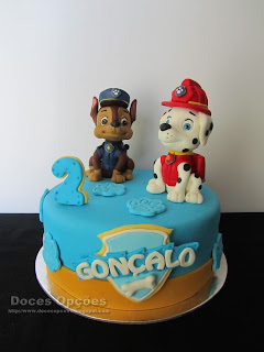 Bolo de aniversário Patrulha Pata